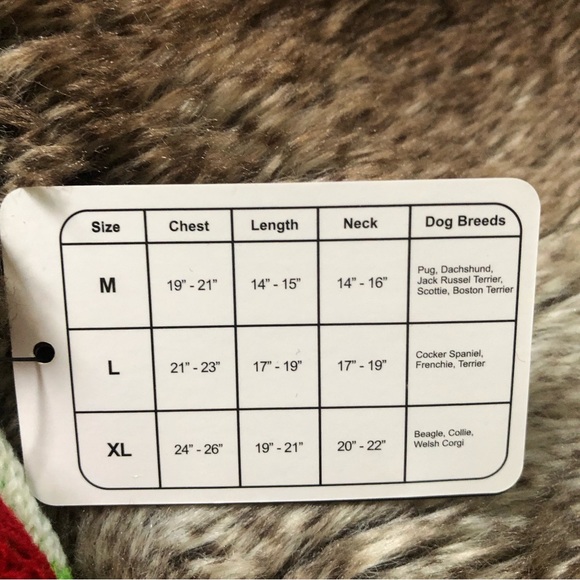 Dog Christmas Elf Themed Sweater - Super Cute Pom-Pom details - LARGE - NWT - Picture 11 of 11